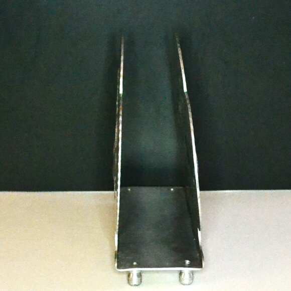 Vintage Everlast Forged Aluminium Napkin Holder Rose And Flower Design Dining - Picture 3 of 6